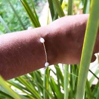 Pulseira De Coração De Pérola Folheado A Ouro 18K - 3