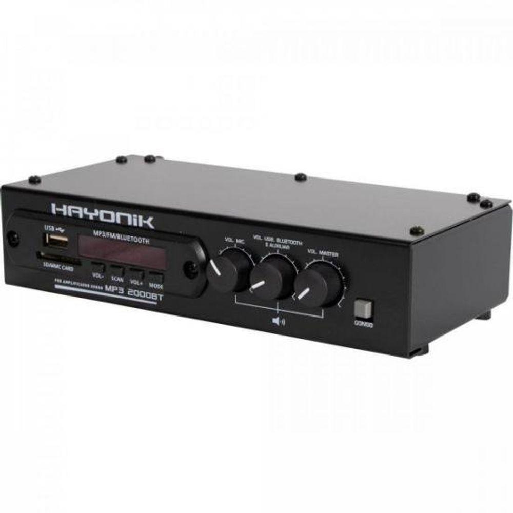 Módulo Pré-Amplificador Mp3 2000Bt C/ Gongo/Fm/Usb/Bluetooth - 4
