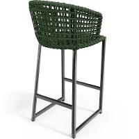 Kit Mesa Bistrô Com 03 Banquetas Área Gourmet D04 Verde - 2