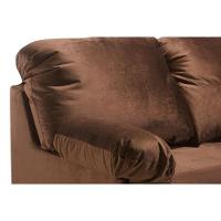 Sofá Cama p/Sala MH1456 Idea Suede Marrom Escuro - Herval - 2