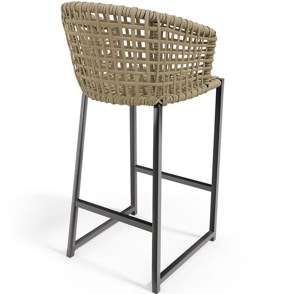 Kit Mesa Bistrô Com 03 Banquetas Área Gourmet D04 Bege - 2