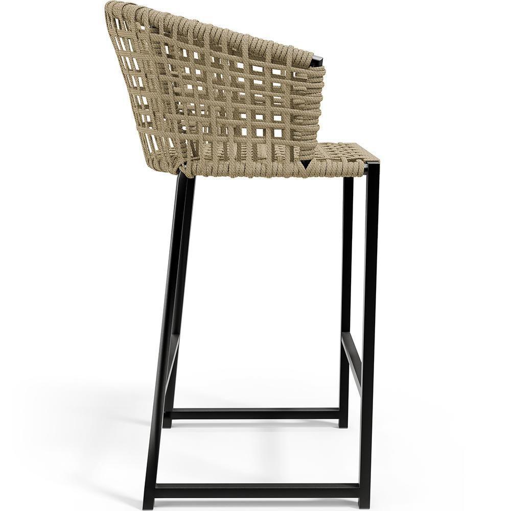 Kit Mesa Bistrô Com 03 Banquetas Área Gourmet D04 Bege - 3