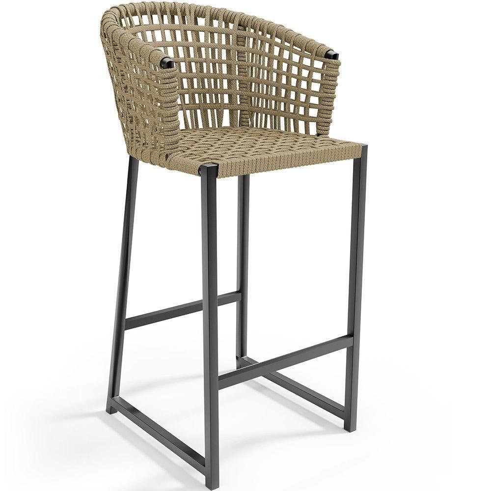 Kit Mesa Bistrô Com 03 Banquetas Área Gourmet D04 Bege - 10