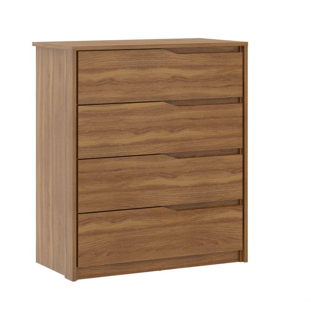 Conjunto Quarto Guarda Roupa E Comoda Napolis Amendola - 4