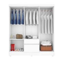 Conjunto Quarto Guarda Roupa E Comoda Forggia Branco