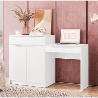 Penteadeira Evelyn Branco Fosco Liso - 1