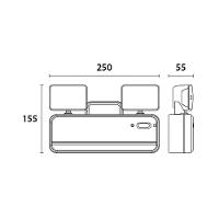 Luminária De Emergência Bloco Autônomo 2 Faróis 4w Bivolt Blumenau - 4