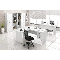 Escritório Completo 06 Peças Branco Tecno Mobili - 1