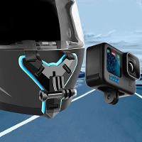 Fivela com Adaptador Capacete Queixeira para GoPro e Similares Cor Azul - 3
