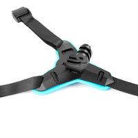 Fivela com Adaptador Capacete Queixeira para GoPro e Similares Cor Azul - 6
