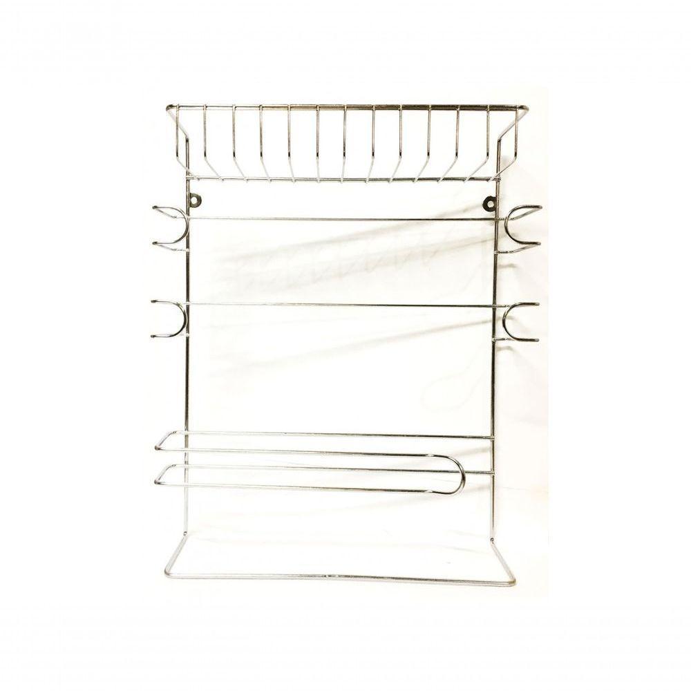 Suporte 5 Em 1 Para Parede Cozinha Porta Papel Toalha Film Nome Do Desenho:5 Em 1 - 2