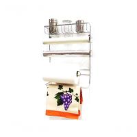 Suporte 5 Em 1 Para Parede Cozinha Porta Papel Toalha Film Nome Do Desenho:5 Em 1 - 1