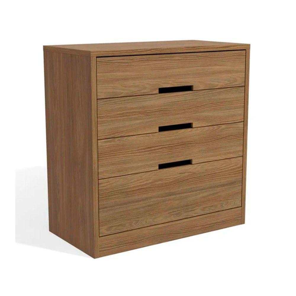 Cômoda S824 Com 4 Gavetas Em Mdp Kappesberg Nogueira - 1