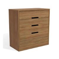 Cômoda S824 Com 4 Gavetas Em Mdp Kappesberg Nogueira - 1