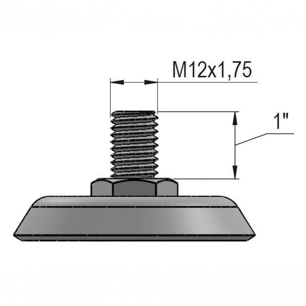 2 Rodizio Giratório Hospitalar 3 Pol. Com Espiga E Freio - 3