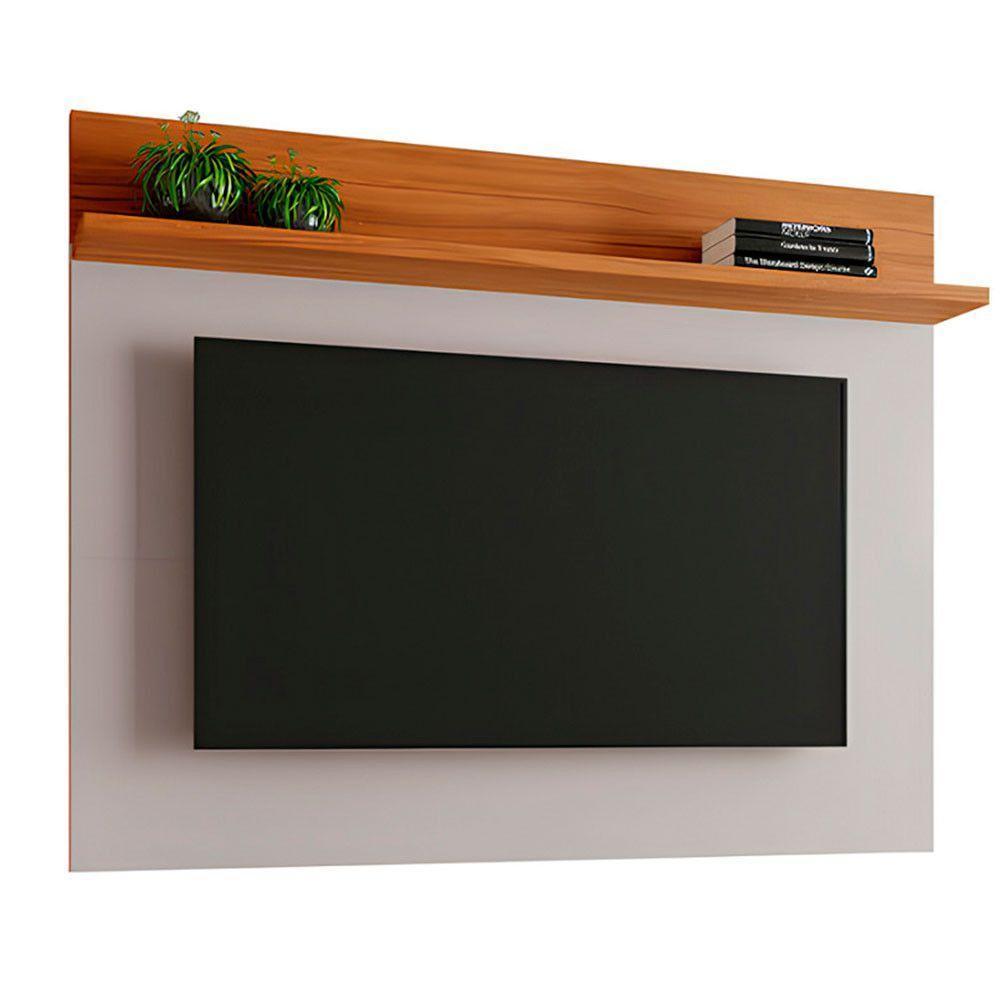 Painel 135cm Para Tv Até 50 Polegadas Nt1185 Notável Off White Com Freijo Trend - 5