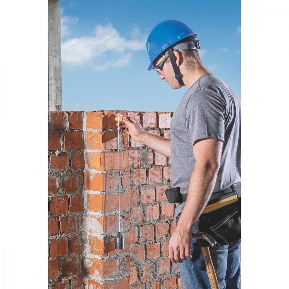 Prumo 750 G Em Com Calço Guia De Madeira E Cordão De Nylon - 3