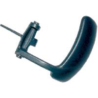 Maçaneta Interna Porta Dir Silverado Metal Cinza - 1