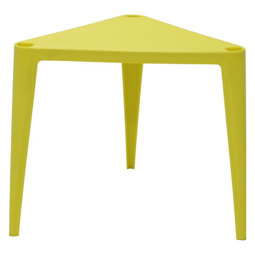 Mesa Infantil Sofia Polipropileno e Fibra de Vidro Amarelo - 2