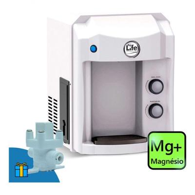 Purificador De água Gelada Alcalina Ionizada C/ Magnésio Mg+ 110V branco