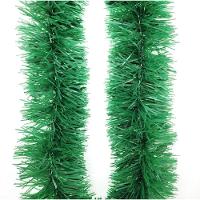 Kit 2 Festão De Natal Verde Opaco 9cm X 2m Total 4 Metros - 1