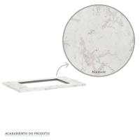 Tampo De 70cm X 54,5cm Para Cooktop 4 Bocas Com Furo De 50cm X 35cm Luciane Móveis Marmore Bp - 8