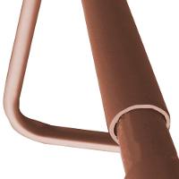 Mesa Lateral Tampo Preto Multiuso Para Sofá Base Bronze Drossi - 6