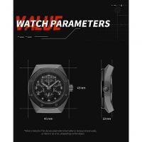 Relógio De Pulso Baogela 1901 à Prova D'água Ouro Rosa - 2