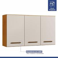 Cozinha Completa 14 Portas 3 Gavetas Atenas Kaiki Moveis Nature/off White - 14