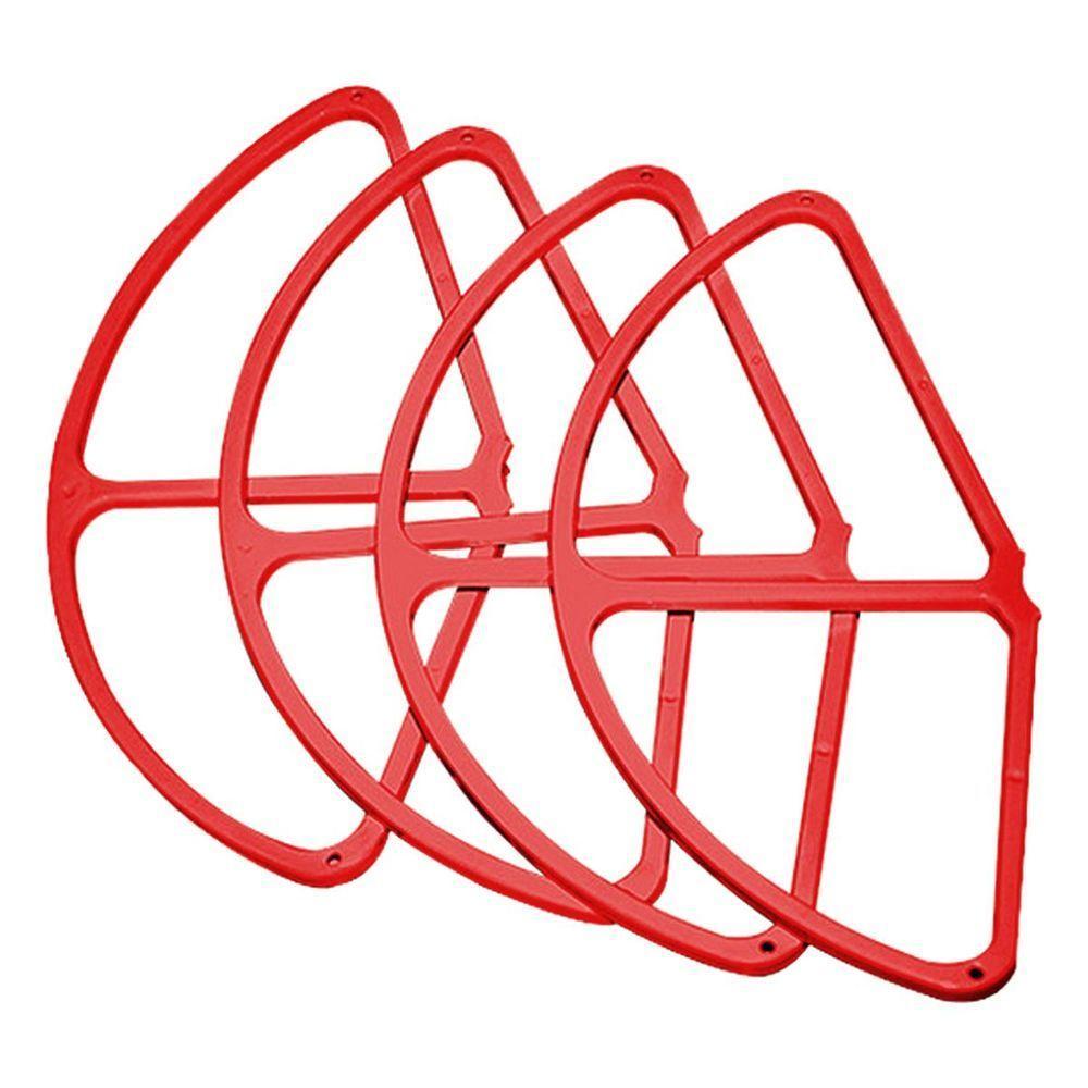 Protetor de Hélice Propeller Guards Vermelho para DJI Phantom 4 - 4