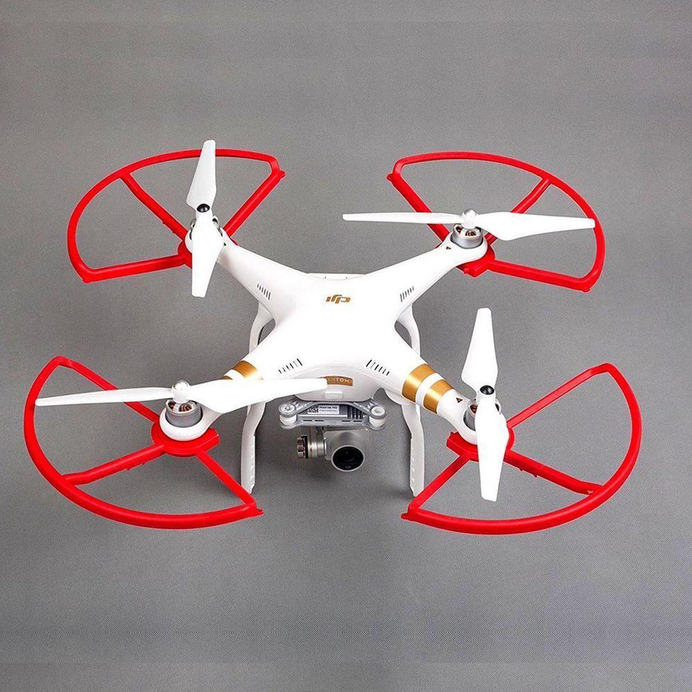 Protetor de Hélice Propeller Guards Vermelho para DJI Phantom 4 - 5