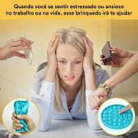 Pop It Circular Anti Stress Azul - 6