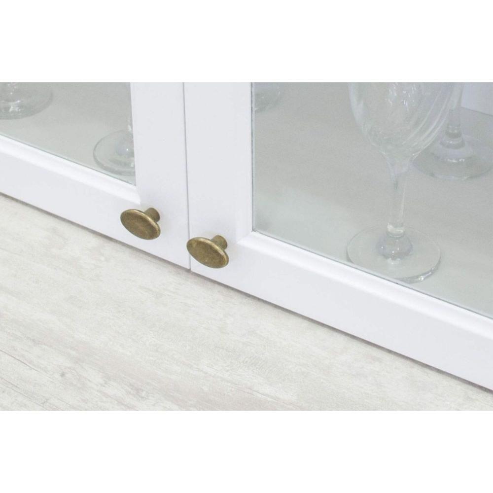 Kit De Cozinha Modulada 5pçs (2 Armários + 1 Balcão + 1 Paneleiro + 1 Complemento) C5P16 Branco Henn - 3