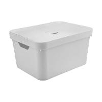 Caixa Organizadora Cube Branco 32 L Com Tampa 46 X 36 X 24,5 Cm - 1