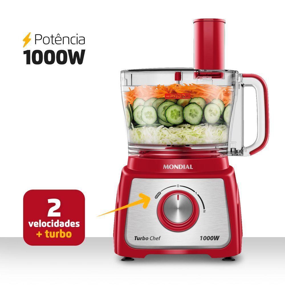 Multiprocessador Turbo Chef 9 Em 1 Mondial Mpn-01-rf Multiprocessador Mpn-01-rf 127v/60hz . - 6