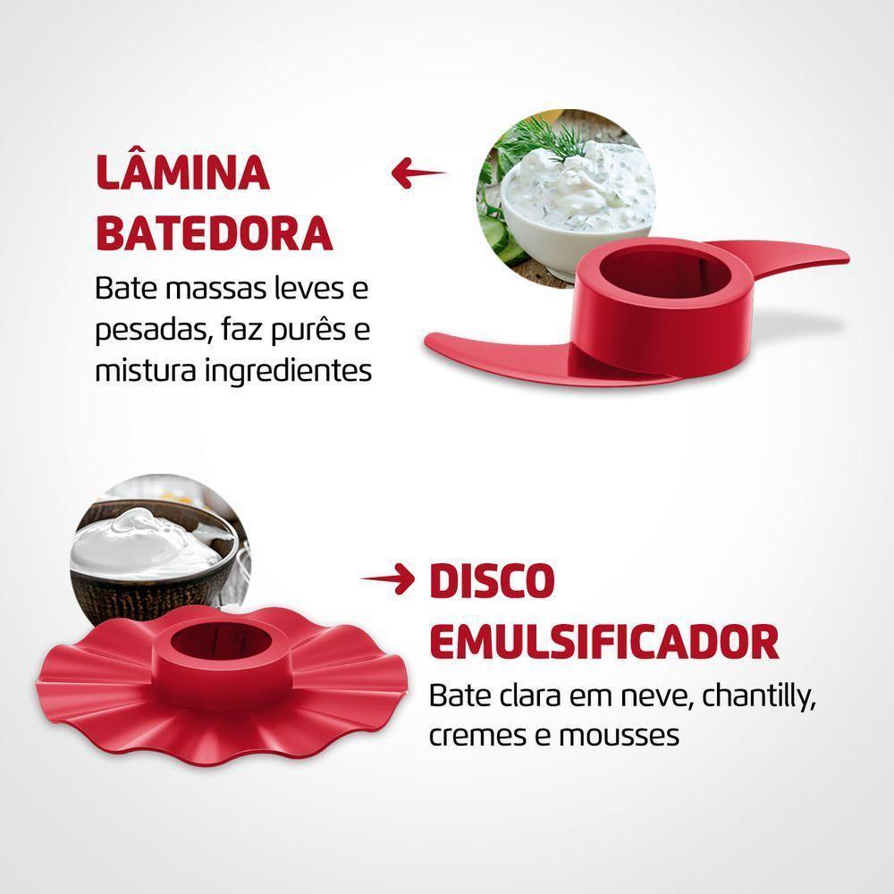 Multiprocessador Turbo Chef 9 Em 1 Mondial Mpn-01-rf Multiprocessador Mpn-01-rf 127v/60hz . - 7