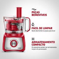 Multiprocessador Turbo Chef 9 Em 1 Mondial Mpn-01-rf Multiprocessador Mpn-01-rf 127v/60hz . - 2