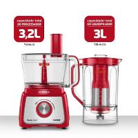 Multiprocessador Turbo Chef 9 Em 1 Mondial Mpn-01-rf Multiprocessador Mpn-01-rf 127v/60hz .