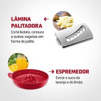 Multiprocessador Turbo Chef 9 Em 1 Mondial Mpn-01-rf Multiprocessador Mpn-01-rf 127v/60hz . - 5