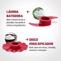 Multiprocessador Turbo Chef 9 Em 1 Mondial Mpn-01-rf Multiprocessador Mpn-01-rf 127v/60hz . - 7