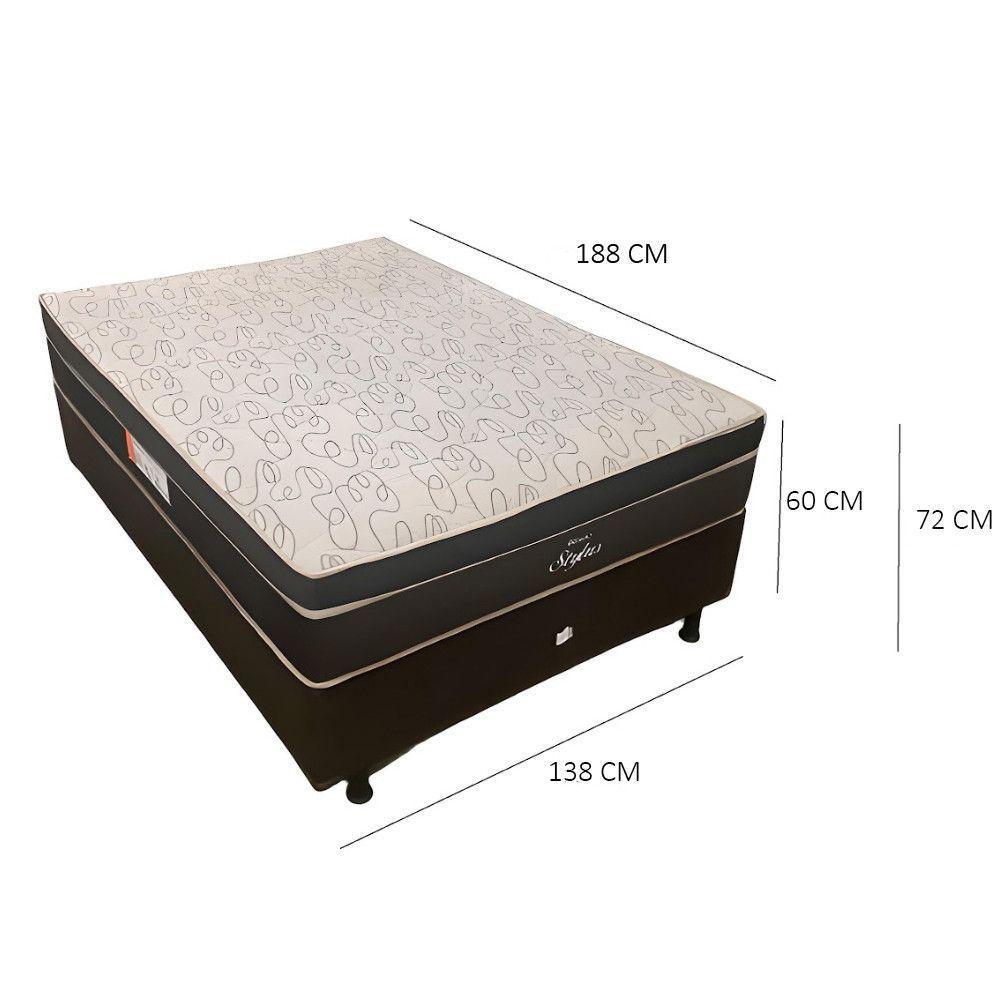 Conjunto Box Stylus Solteirão 108X188X60 Topázio Marrom - 5