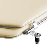 Tampa De Vaso Sanitario Almofadada Izy Creme Para Bacia Deca - 3