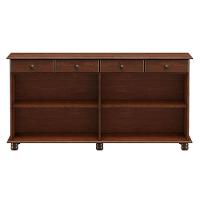 Balcão Buffet Sala De Jantar Rústico 168cm 4 Portas 4 Gavetas Rubia F07 Café - Mpozenato - 3