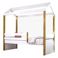 Cama Montessori Cabana Solteiro Com Cordão Led E Colchão - 1