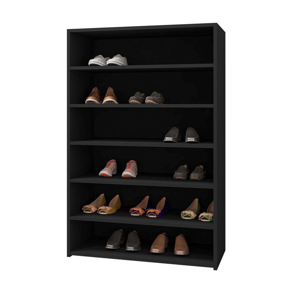 Sapateira Missy Com 5 Prateleiras Preto - 3