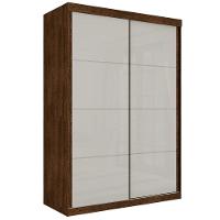 Roupeiro Solteiro Duas Portas Correr Malbec Off White - 1