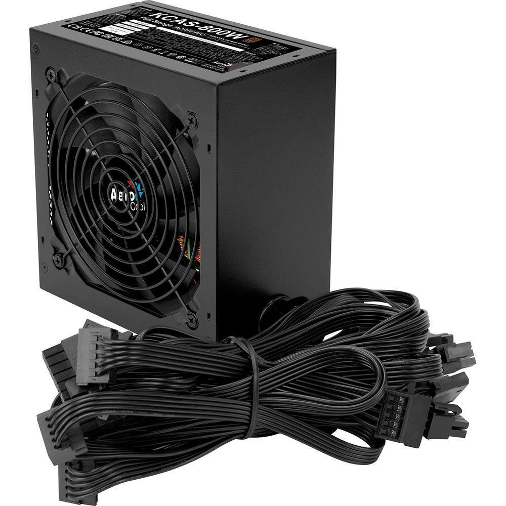 Fonte Gamer Atx Aerocool Kcas 800w, 80 Plus Bronze, Pfc Ativo - 8