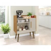 Buffet Mesinha Coffee Com Porta Phill Cinamomo/Off-White - 2