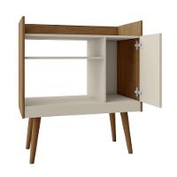 Buffet Mesinha Coffee Com Porta Phill Cinamomo/Off-White - 3