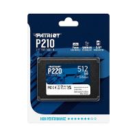 Ssd 512gb Patriot P210, 2.5" Sata Iii 6gb/s, Leitura 520mb/s, Gravação 430mb/s - P210s512g25 - 2